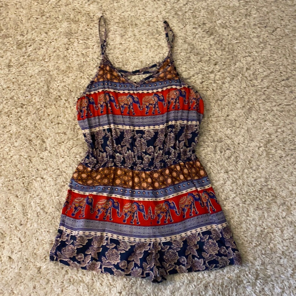 Nwot Patterned Romper